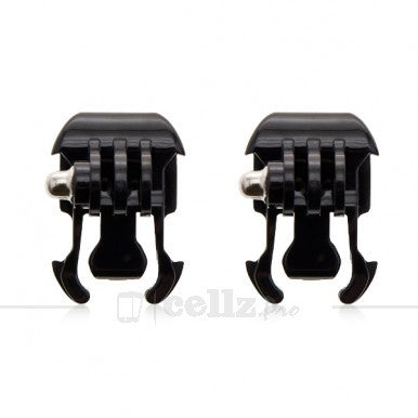 2 x Black Buckle Basic Mount for GoPro Hero 1 2 3 & 3+ - Black |image 1