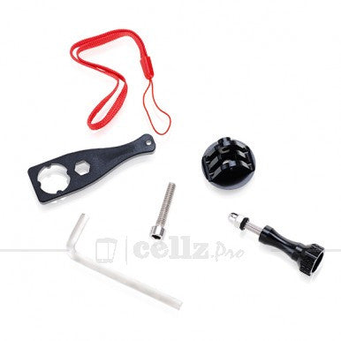 All Alum Ally Bicycle Mount Adapter with Screw & Wrench Spanner for Gopro Hero 3+ & 3 & 2 & 1 |image 1