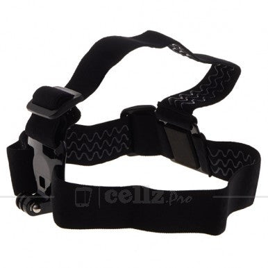 GoPro Head Strap Headband - Elastic Adjustable + Anti-Slide Glue for GoPro Hero 1 2 3 & 3+ - Black |image 1