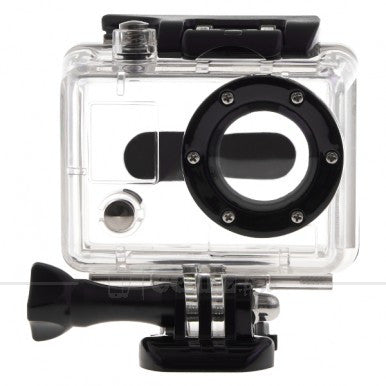 Skeleton Protective Housing without Lens for GoPro Hero 1 & 2 Open Side for FPV without Cable - White |image 1