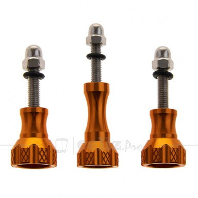 Aluminum Thumb Knob Stainless Bolt Nut Screw for GoPro Hero 1 2 3 & 3+ - Gold |image 1