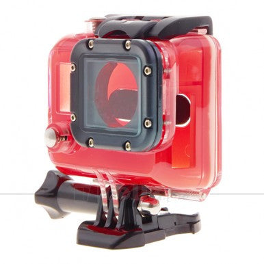 Skeleton Protective Housing witH Lens for GoPro Hero 3+ & 3 Open Side for FPV without Cable - Red |image 1