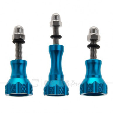 Aluminum Thumb Knob Stainless Bolt Nut Screw for GoPro Hero 1 2 3 & 3+ - Blue |image 1