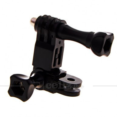 Three-Way Adjustable Pivot Arm  for GoPro Hero 1 2 3 & 3+ - Black |image 1